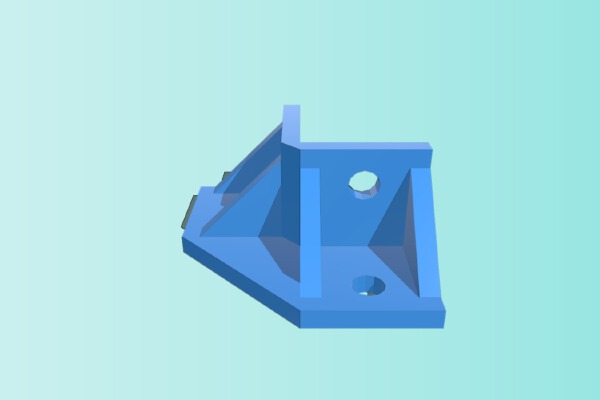 Makerslide & 20mm extrusion connector | 3d print model