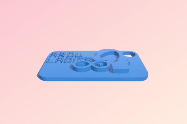 ArduLadies Keychain | 3d print model