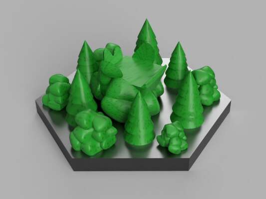 Terraforming Mars - Greenery Tile | 3d print model