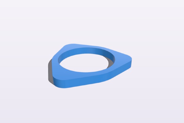 Solar simulator sample ring | 3d print model