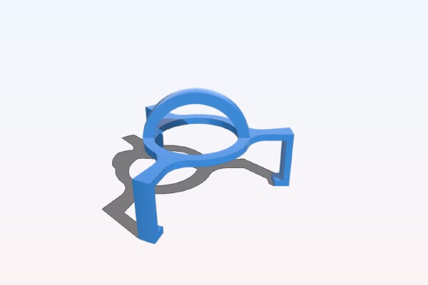 Attachment for Xiaomi Aqara Water Leakage Sensor | 3d print model