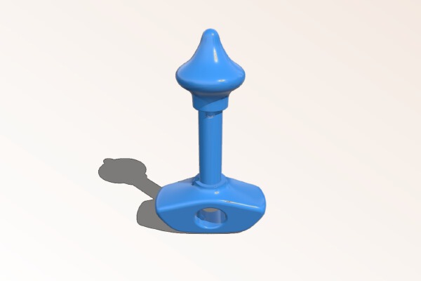 Anal pneumatic base for psychophysiology research | 3d print model