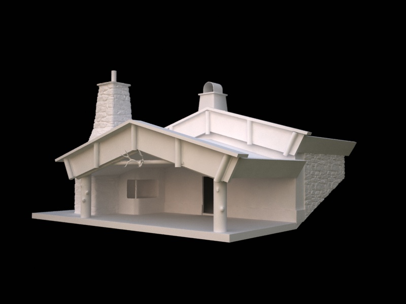 Old beerhouse birdfeeder