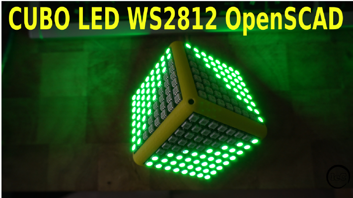 CUBE LED with Neopixel Matrix panels WS2812. | 3d print model