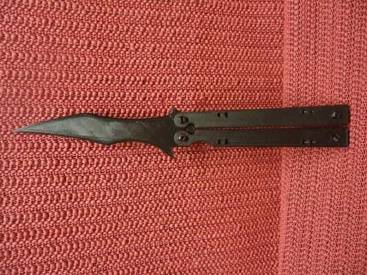 Practice Balisong_Butterfly knife    Firefly MK3 | 3d print model
