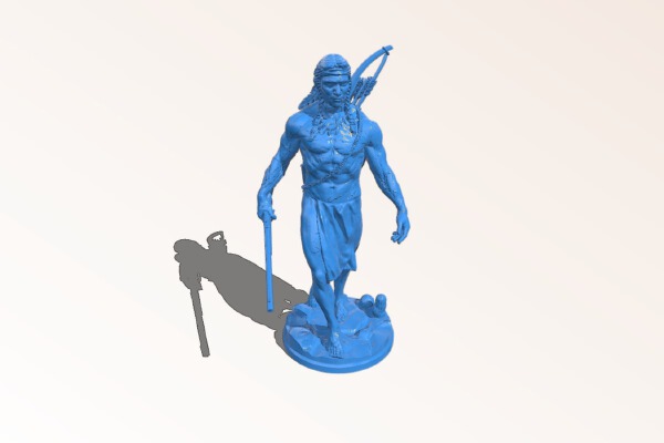 Native American War Hunter | 3d print model