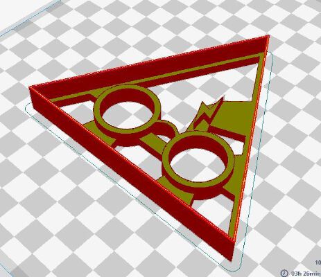harry potter cookie cutter | 3d print model