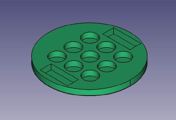 3-in-a-row game_ Juegos 3 en raya | 3d print model