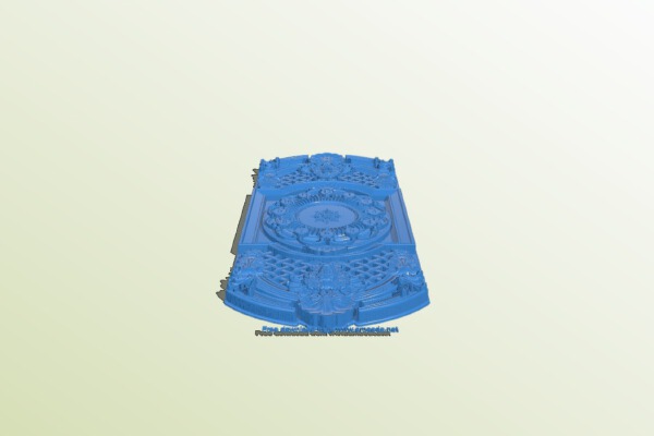 Wall clock pattern | 3d print model