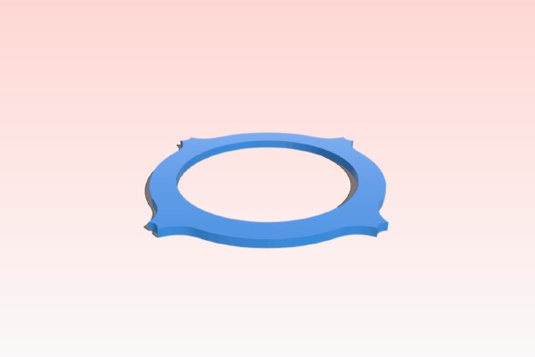 Gimbal M9 reduction ring for Taranis X9E | 3d print model