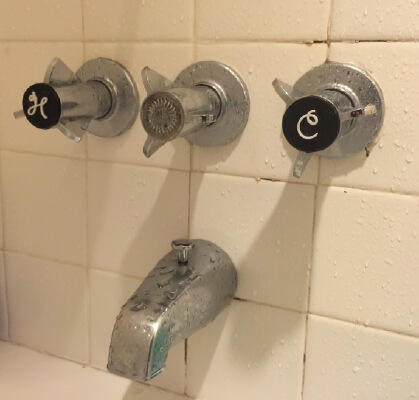 Shower knob hot & cold water covers | 3d print model