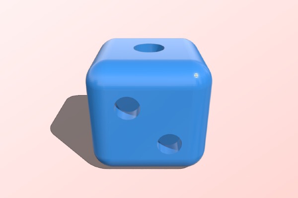 Parametric Dice | 3d print model