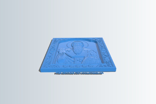 Icon of Saint Spyridon of Trimythous | 3d print model