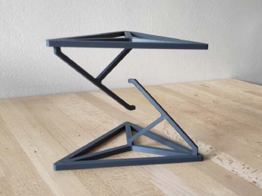 Tensegrity - Impossible table (Hidden wire and tensioner) | 3d print model