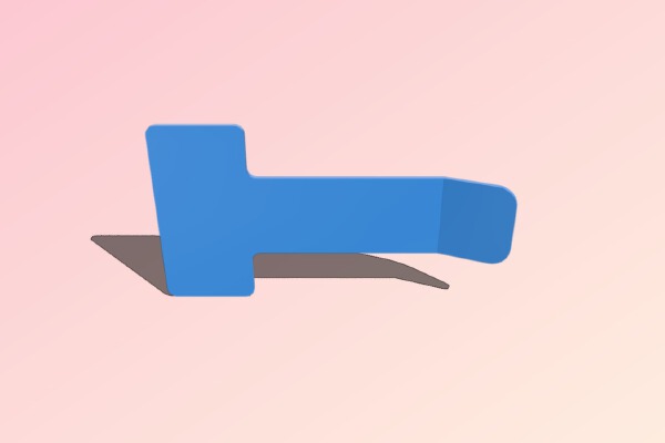 Card Ticket Holder Clip Sticker | 3d print model
