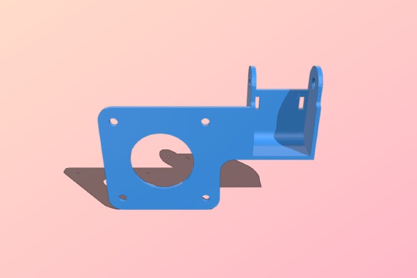 Ender 3 Cable Chain Extruder Braket | 3d print model