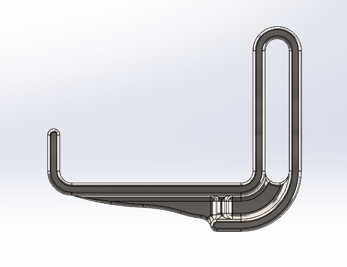 Bow Hanger, Strap on or screw in place