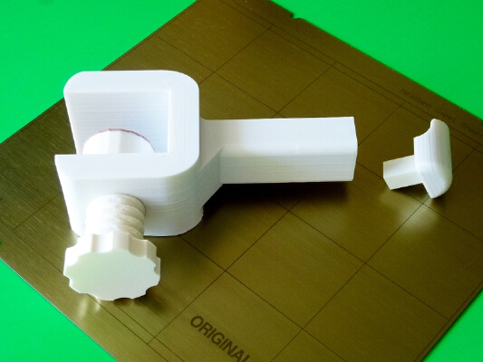 Spool Holder - clamp to shelf above 3D printer | 3d print model