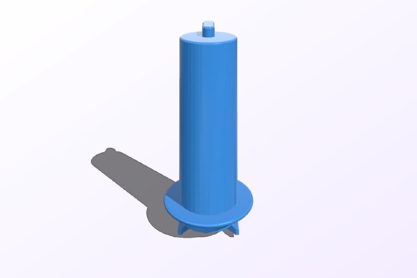 Replicator 2 Spoolholder for Filament Central Filament | 3d print model