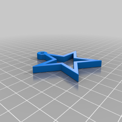 Star Keychain | 3d print model