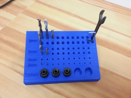 CNC bit_tool holder | 3d print model