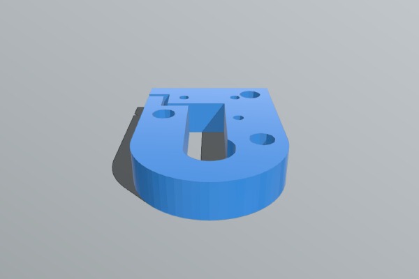 Derived Mini Kossel Roller Carriage | 3d print model