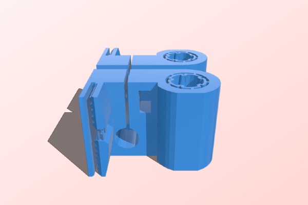 Tantillus XY ends with GT2 clamps and build in printed bushing | 3d print model