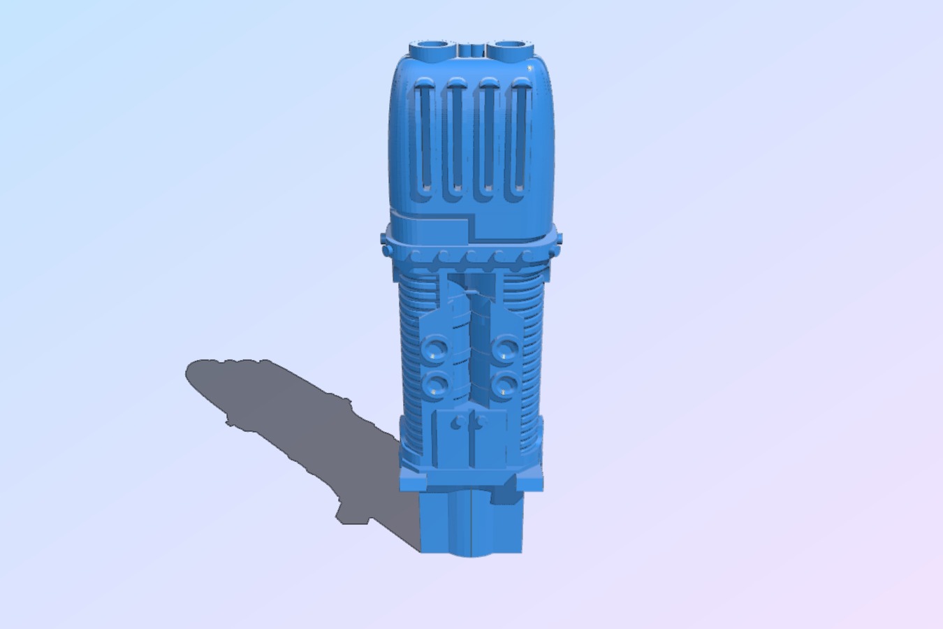 Smoother Super Heated Liquid Energy Cannon for a tank