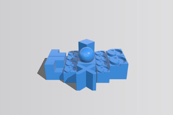 Bauhaus Chess Set w Bauhaus school Logo | 3d print model