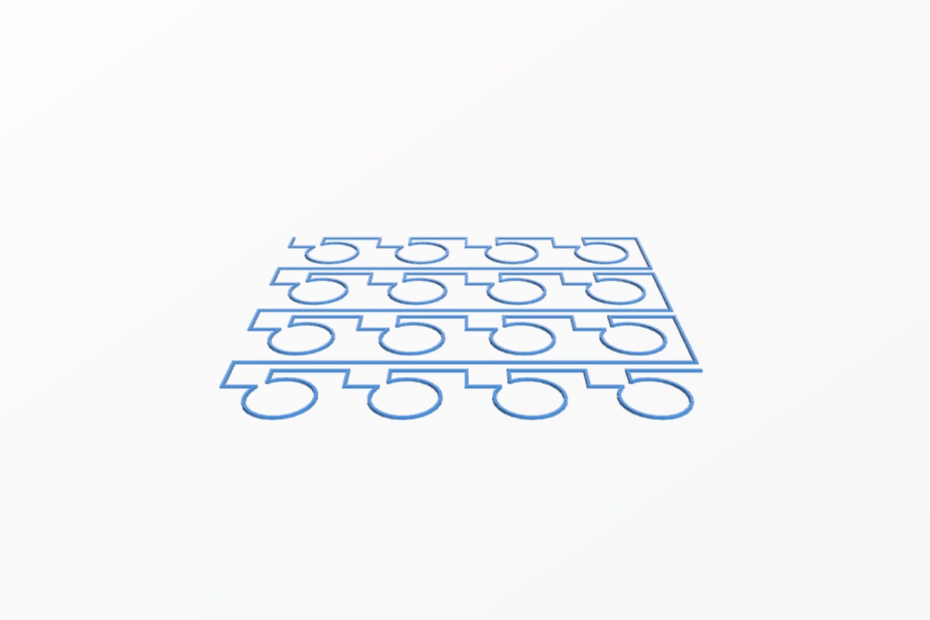 On a bed of circles