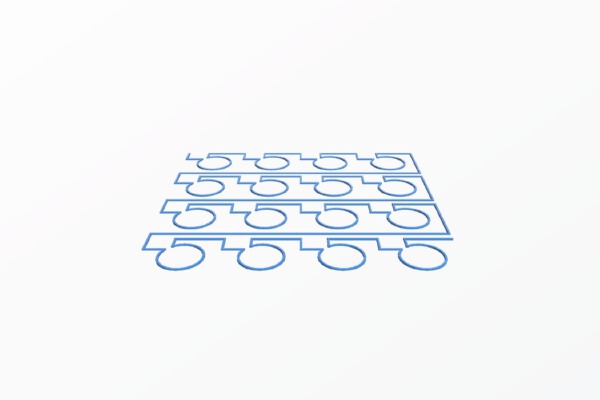 On a bed of circles | 3d print model