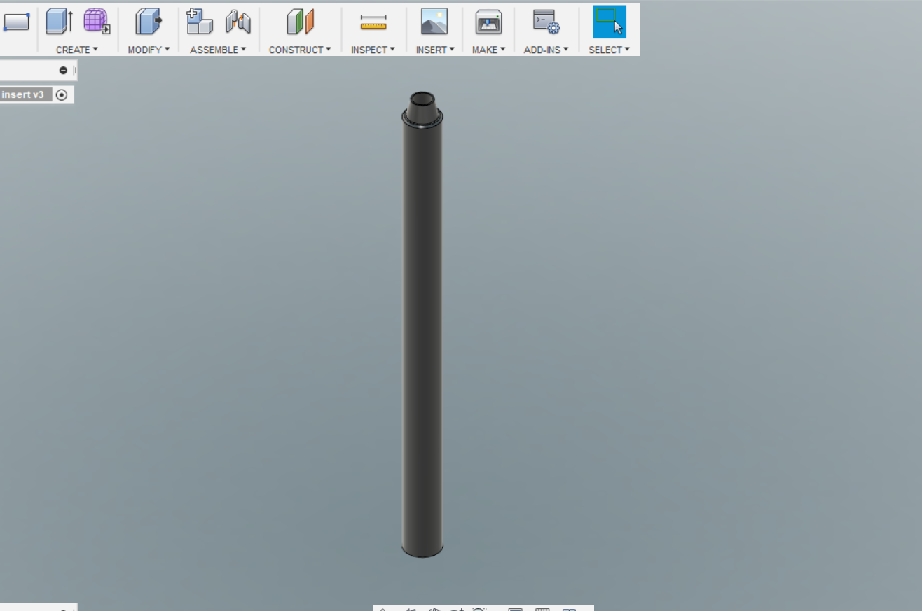 Super Pirat body for pen spinning (Fits Bic stick inserts)