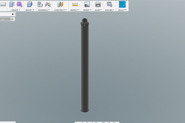 Super Pirat body for pen spinning (Fits Bic stick inserts) | 3d print model