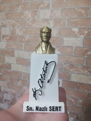 İmzalı Atatürk Büst Mermer | 3d print model