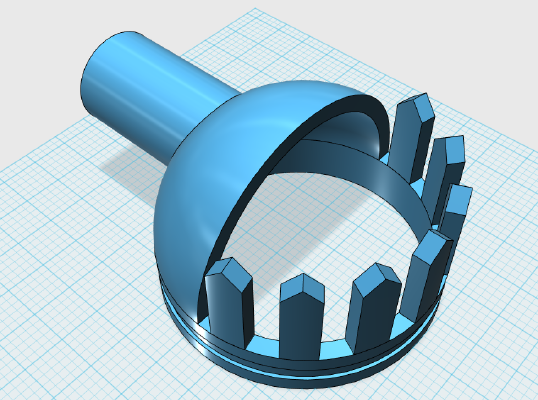 fruit picker, cherry picker, apple picker - Easy Editable in 123d design | 3d print model