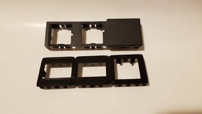 98 Chevy Silverado 3500 Factory dash trim for rocker switches | 3d print model