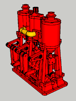 Motor marino | 3d print model