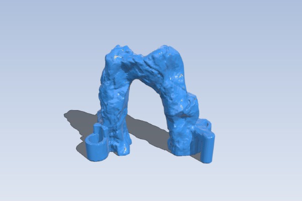 DungeonSticks: Caverns - Dry Cavern Corridor | 3d print model