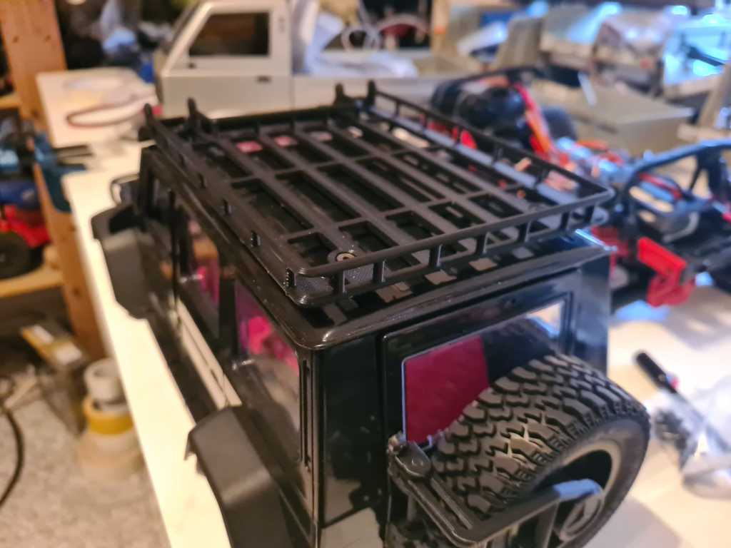 MN86K G500 Roofrack and Spare Wheel mount