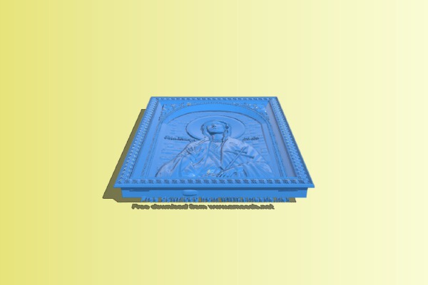 Icon of St. Agadia | 3d print model