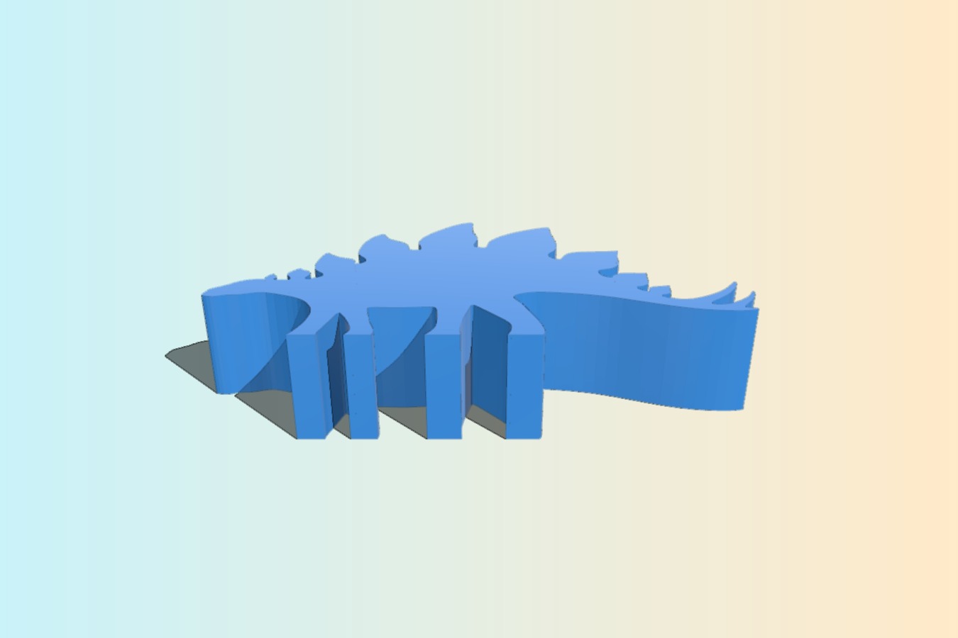 Stegosaurus Meeple
