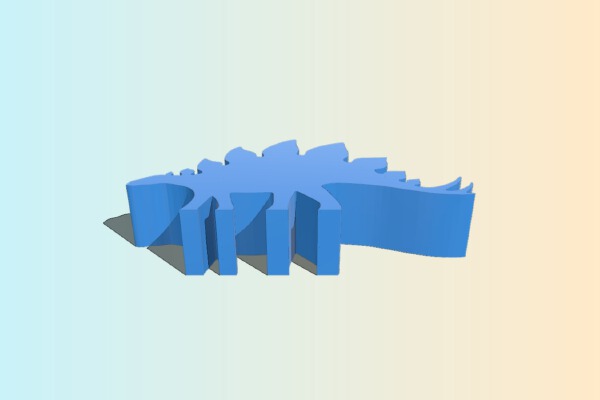Stegosaurus Meeple | 3d print model