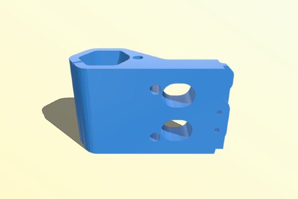 Hotend mount Voron Corexy for 3DSWAY quimera hotend | 3d print model