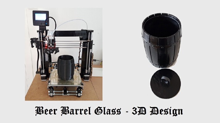 Glass In A Barrel | 3d print model