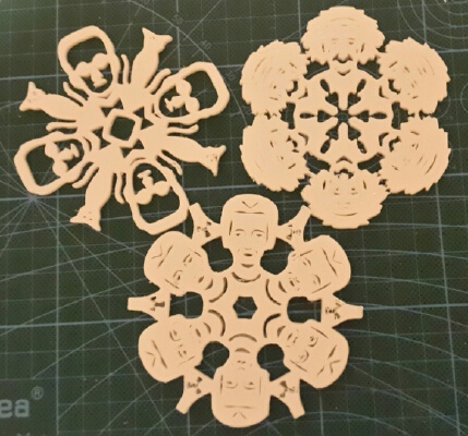 Scientific snowflakes | 3d print model