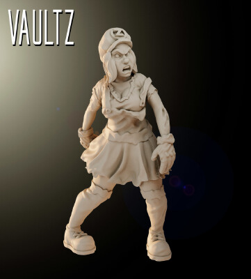 VaultZ - Maria Zombie | 3d print model