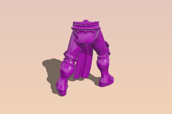 Female Knight Legs | 3d print model