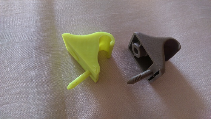 Hyundai Getz Sun Visor clip | 3d print model