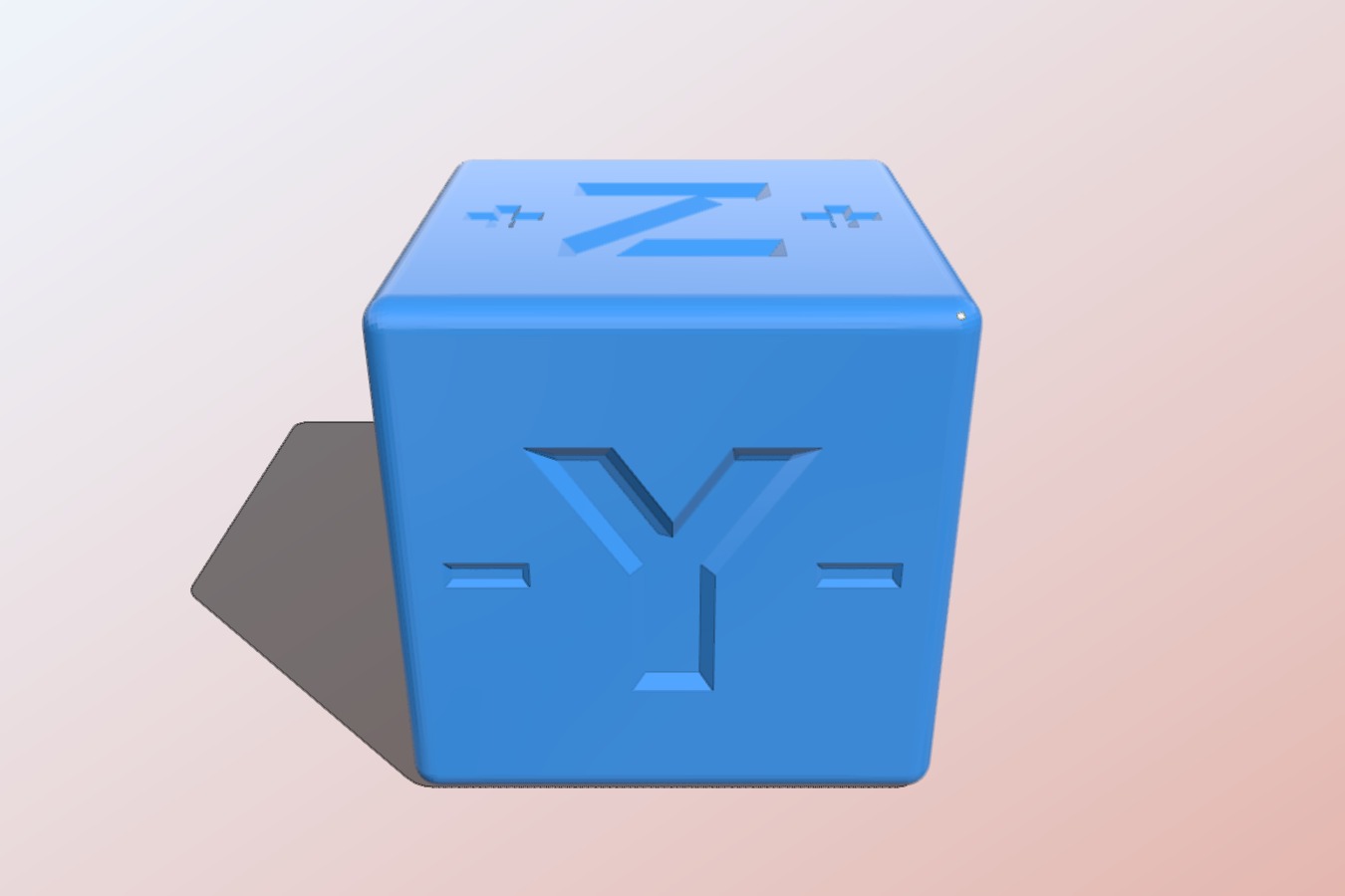 XYZ Calibration Dice - 20mm