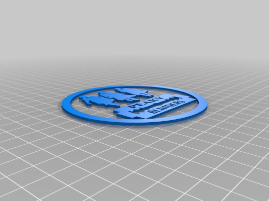 Peaky Blinders coaster | 3d print model